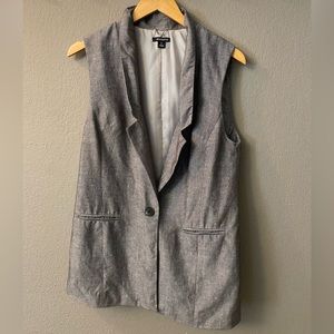 I Heart Ronson Linen Vest